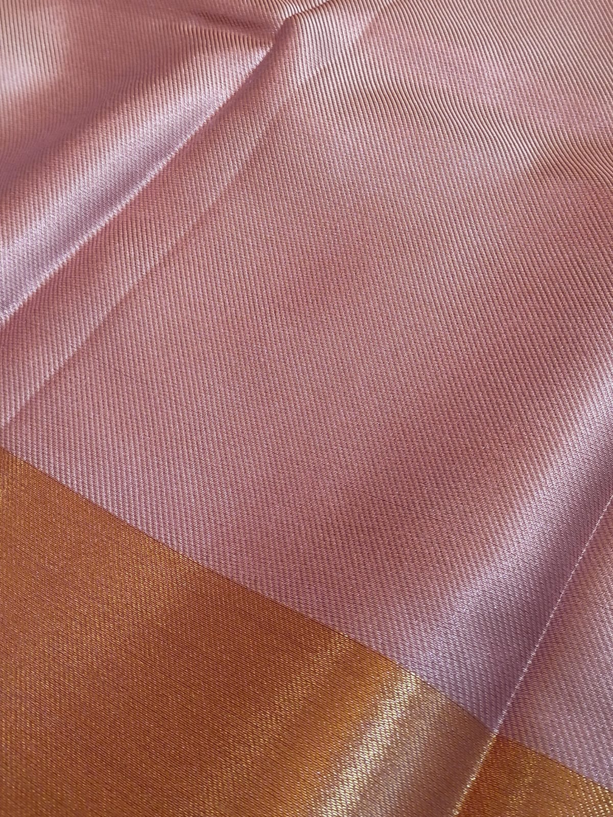 Nita Ambani Inspired Pink Tissue Silk Saree