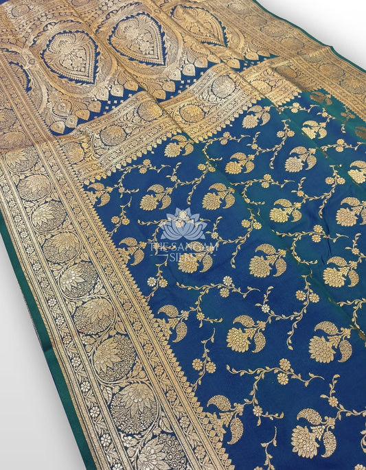 Jaal pattern saree, Banarasi silk saree online, Bridal Banarasi saree, Pure silk Banarasi saree