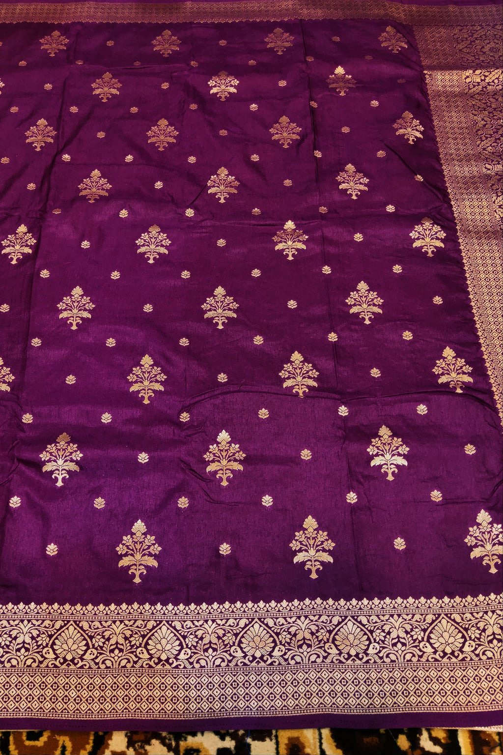 purple dola flat open