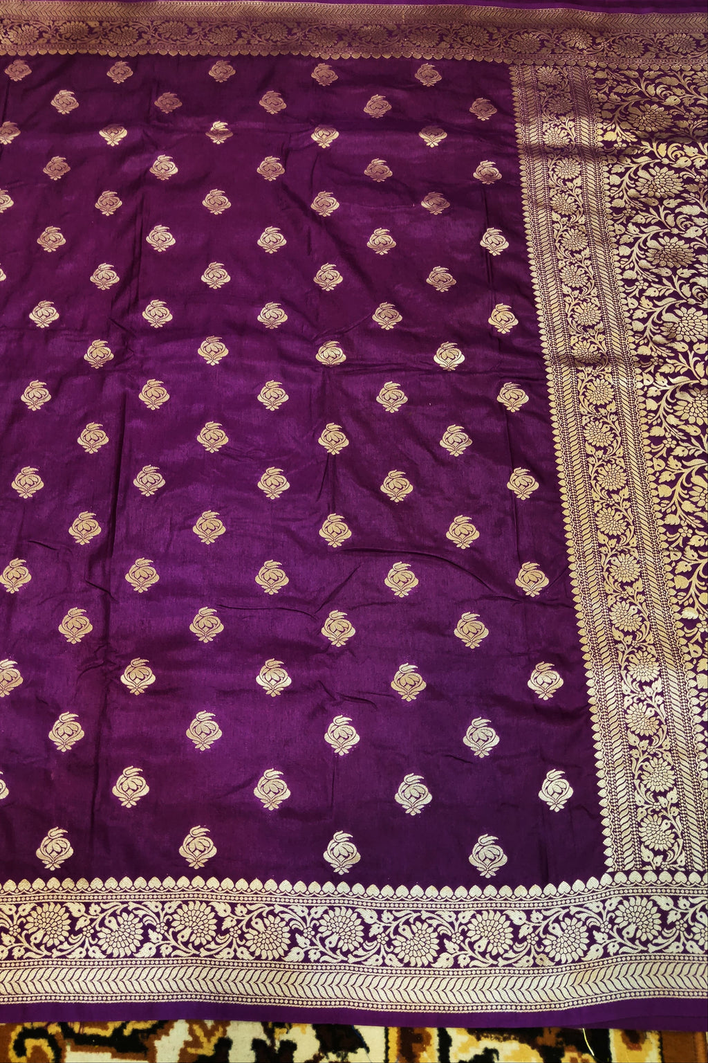 purple dola flat open