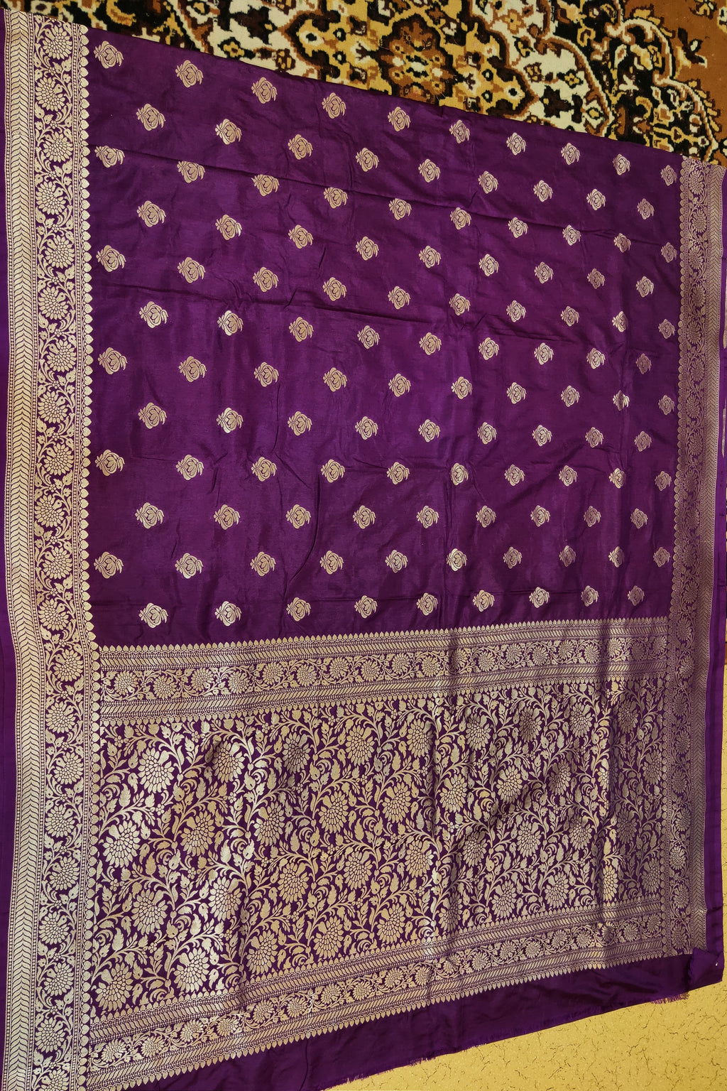 purple dola flat open