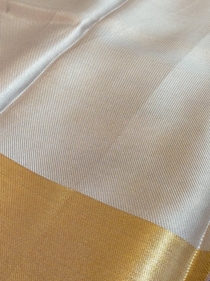 Nita Ambani Inspired Grey Tissue Silk Saree